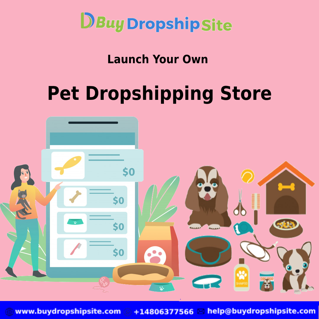 Launch your own pet dropshipping store in an affordable price
